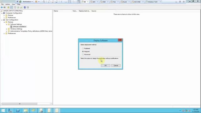 Cài phần mềm hàng loạt bằng GPO trên windows server 2012#11 смотреть онлайн