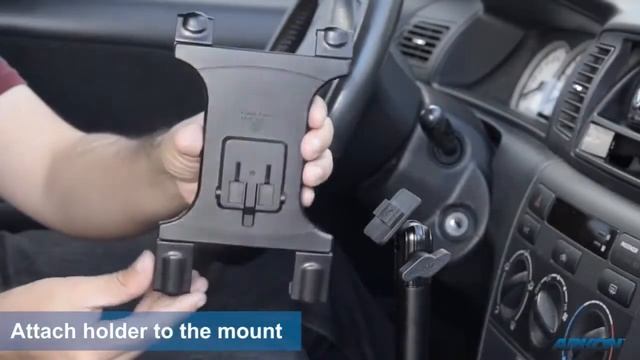 Arkon TAB801   Seat Rail Seat Bolt Car Mount For IPad IPad Air Galaxy Note 10 1 Tab 10 1 Tablets