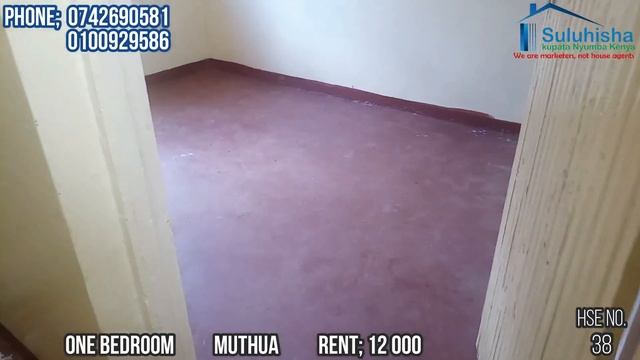 1 Bedroom for Rent / Muthua / 12 000 Ksh / Hse No.38 смотреть онлайн