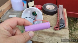 Кемпинговая лампа. Увеличиваем время работы путем замены аккумулятора 14500 на 18650.