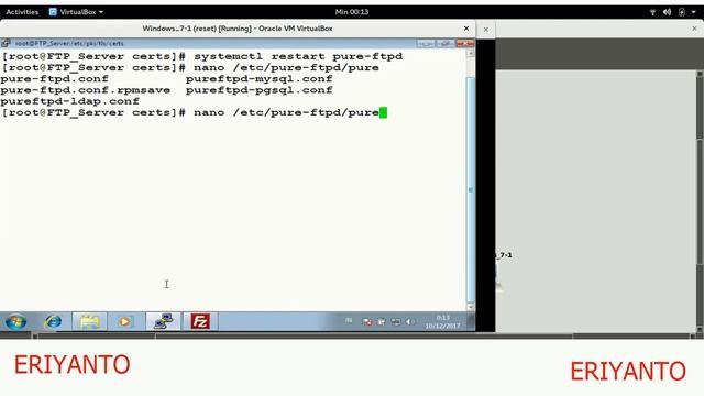 LAB 7.3.1 | Configurasi Pure-FTPD on CentOS7 смотреть онлайн