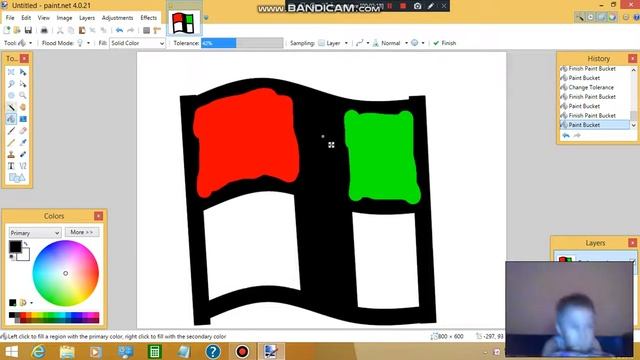 Windows logo in ms paint.net смотреть онлайн