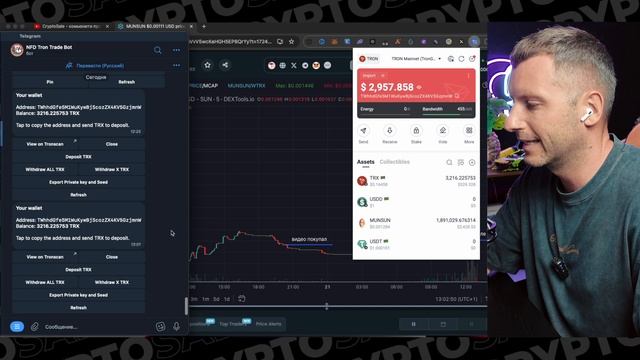 Заработок на MEMCOINS TRON | NFD Tron Trade Bot - Подробный Пошаговый Гайд
