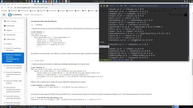 Administrador de Sistemas Linux - LPIC-1 101 - Gestionar librerías compartidas смотреть онлайн