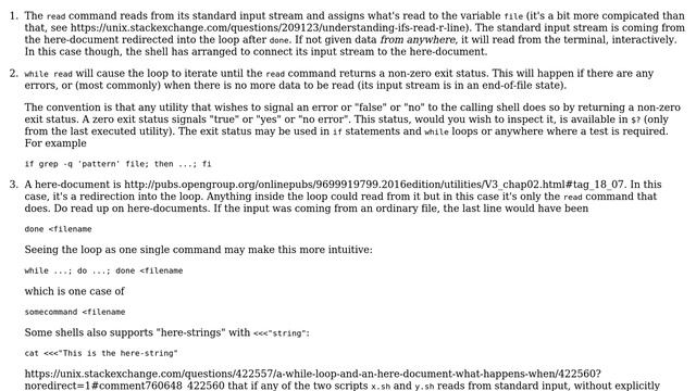 Unix & Linux: A while loop and an here-document - what happens when? (2 Solutions!!) смотреть онлайн