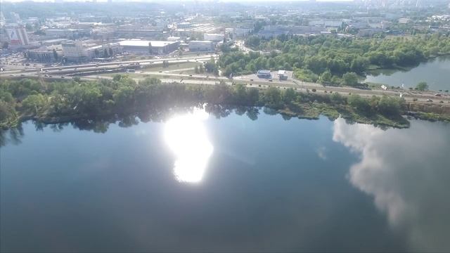 Киев. Оболонь. Лайоша Гавро. Видео с квадрокоптера