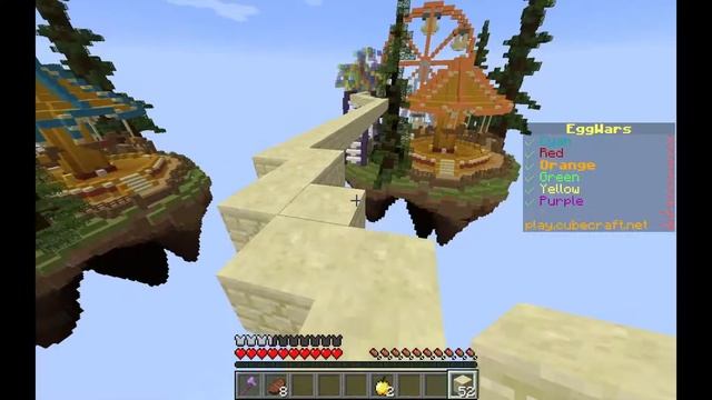 Eggwars Fairground #2 part 1 "Trapped on Cyan's island!?" смотреть онлайн