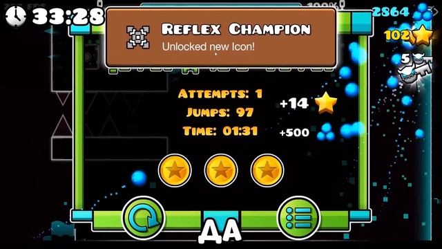 Geometry Dash за 1 ЧАС, НО у Каждой Иконки ОДНА ЖИЗНЬ! смотреть онлайн