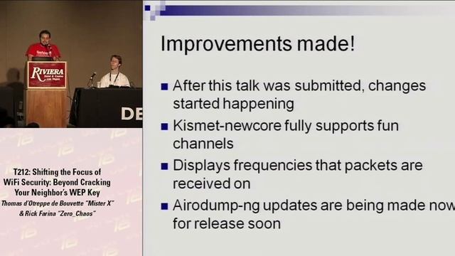 DEFCON 16: Shifting the Focus of WiFi Security: Beyond cracking your neighbor's wep key смотреть онлайн