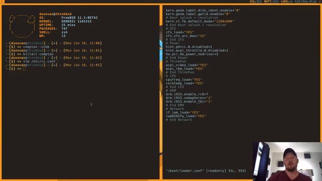 FreeBSD and drm-next-kmod - Intel HD Graphics on ThinkPad X1 Carbon 6th Gen смотреть онлайн
