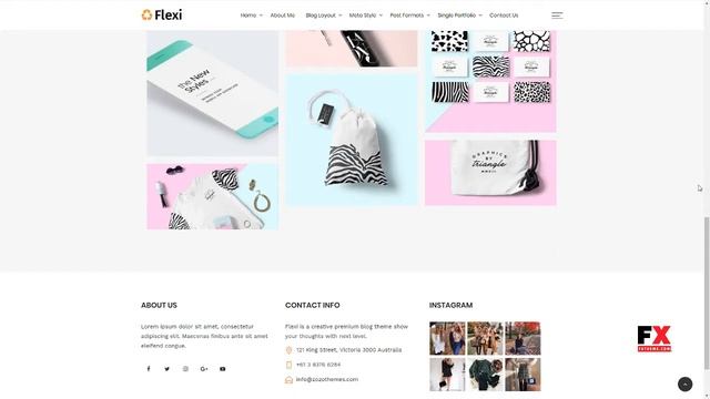 Flexi - Simple WordPress Portfolio Theme        Lawson Cedric