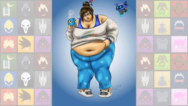 Overwatch Female Characters as Fat Parody смотреть онлайн