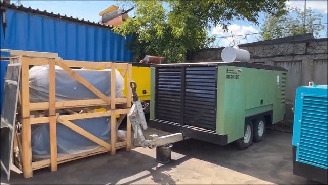 Дизельный компрессор ARIACOM SAX 57 (Atlas Copco). Обзор и запуск смотреть онлайн