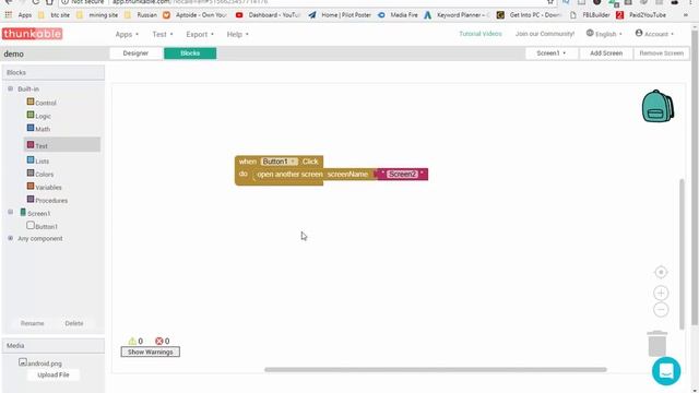 Thunkable Tutorials How to use Button, Image, Label in thunkable Full Tutorial Part 2 смотреть онлайн