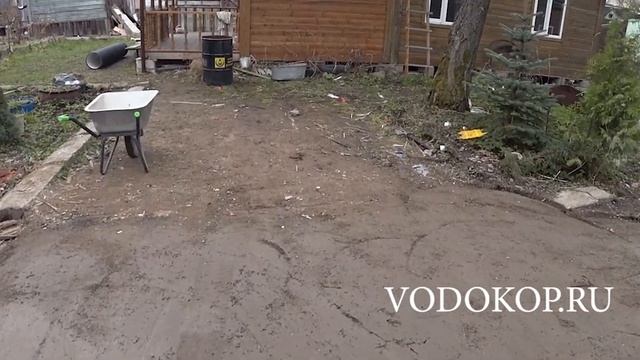 Обустройство дренажной канавы