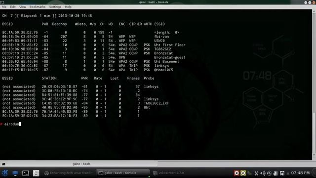 Cracking Wireless WEP Networks with Aircrack-ng смотреть онлайн