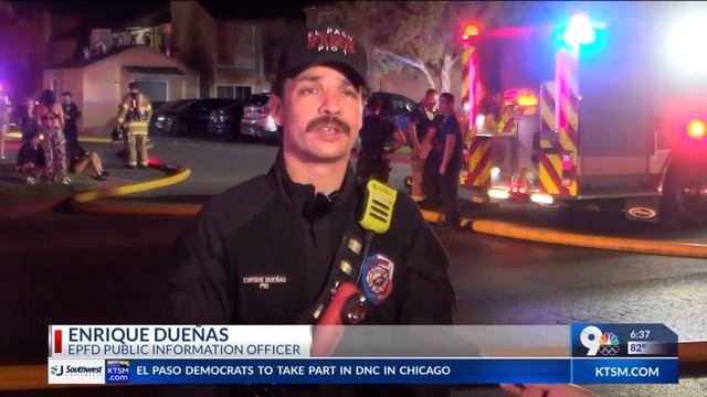 Several residents displaced, 8 apartments affected after fire in East El Paso смотреть онлайн