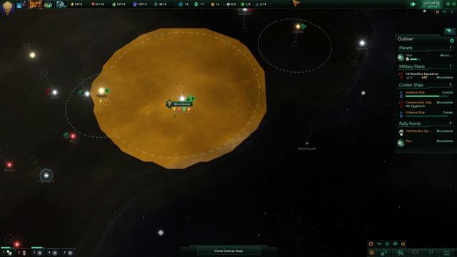 Stellaris Utopia Let's Play: Ep 2 (Contact With an Ancient Race) смотреть онлайн