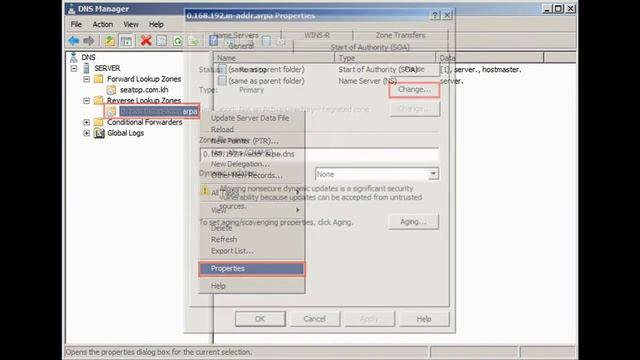 Update DNS in Windows Server 2008R2 смотреть онлайн