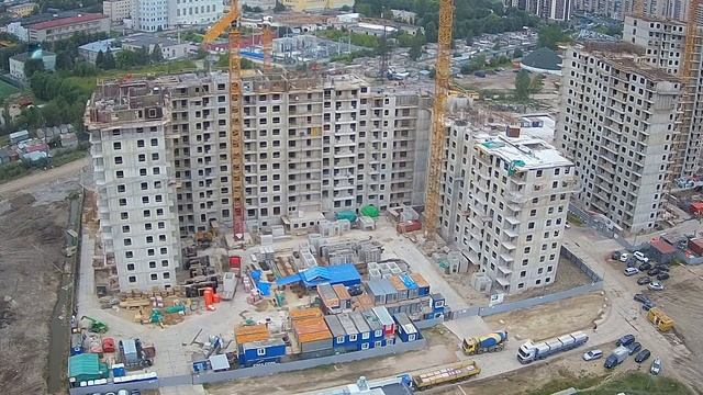 04.08.2019 Звездный дуэт - ход строительства ЖК за неделю смотреть онлайн