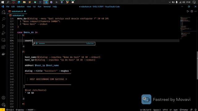 Script para adicionar host e compartilhamento SAMBA смотреть онлайн