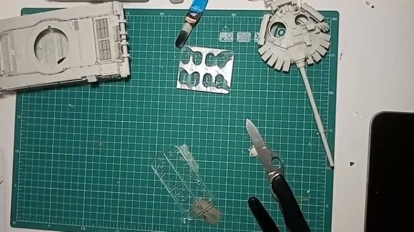 Сборка модели танка т-72б3м от Meng часть 17