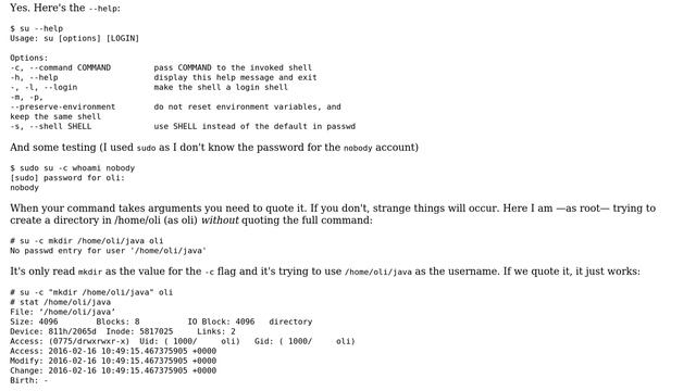 Unix & Linux: su options - running command as another user (2 Solutions!!) смотреть онлайн