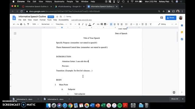 How to Upload Template Outline to Google Docs смотреть онлайн