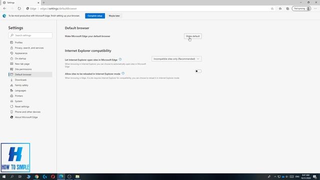 How To Make Edge Default Browser Windows 10! (Simple)
