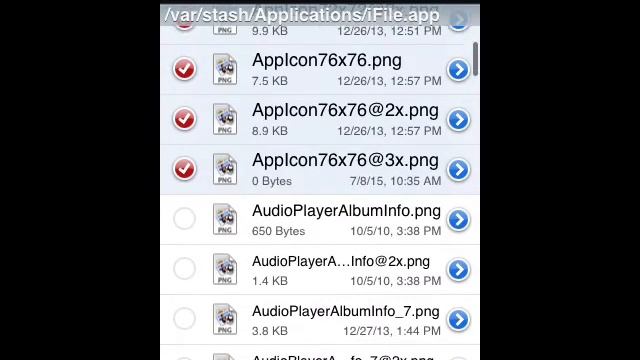 How to fix iFile square icon on iOS 6 смотреть онлайн