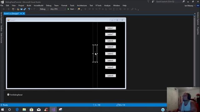 Slide Panel Tutorial in C# смотреть онлайн