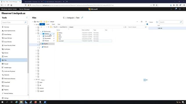 How to manage File Explorer using Windows Admin Center смотреть онлайн