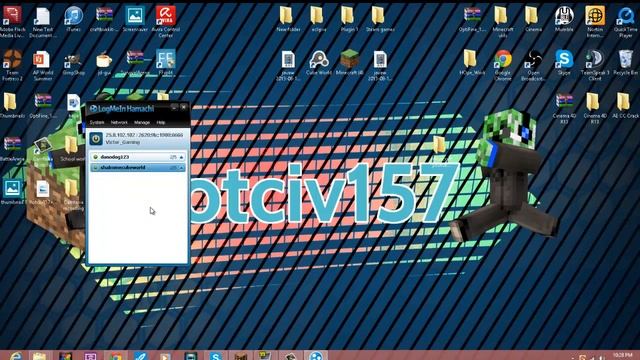 How to make a minecraft sever | Hamachi | Easy смотреть онлайн