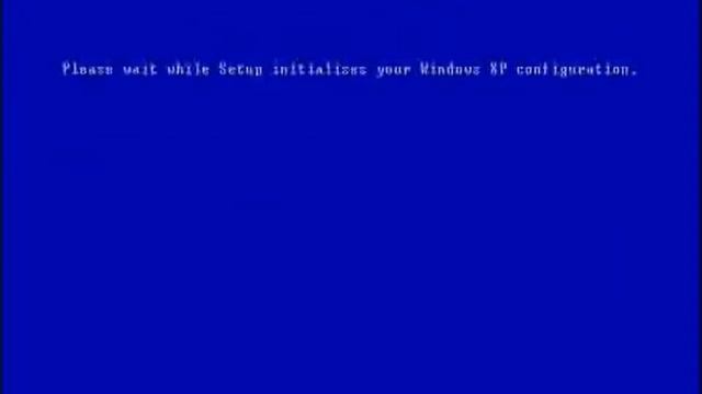 Installing Windows XP смотреть онлайн