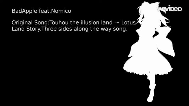 Touhou Project BadApple Change pitch 1.0 Down смотреть онлайн