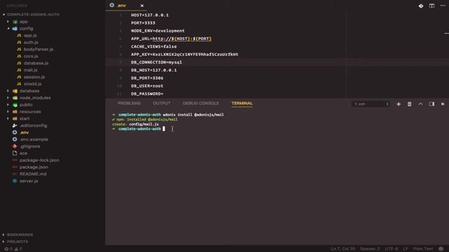 Complete Authentication In AdonisJs - Create and Setup App смотреть онлайн