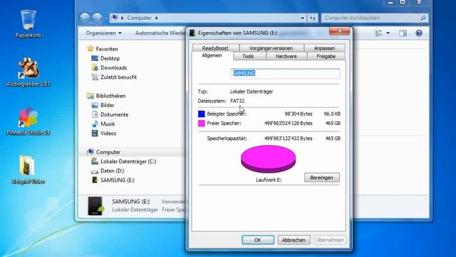 Externe Festplatte formatieren in Pinnacle Studio 14 und 15 смотреть онлайн
