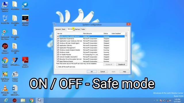 How to ON / OFF safe mode in windows 7,8,10 | K7 Antivirus | Easy method | @trendexpress7060 смотреть онлайн