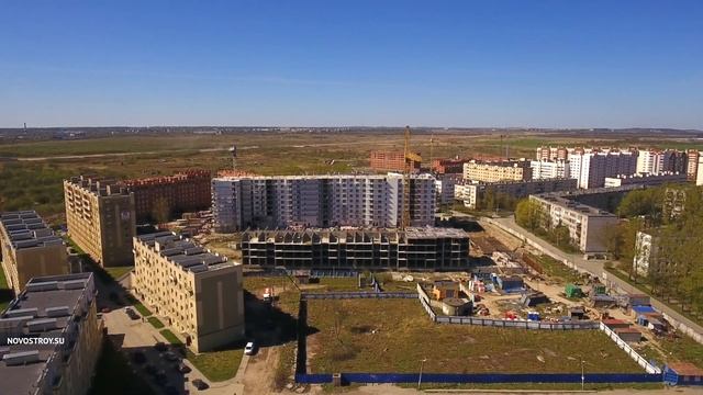 Аэросъемка ЖК «Добрыня» от 16 мая 2018 года смотреть онлайн