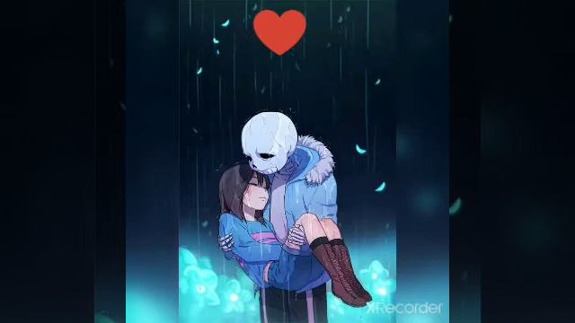 [UNDERTALE] Sans sing bad Apple to his own Frisk смотреть онлайн