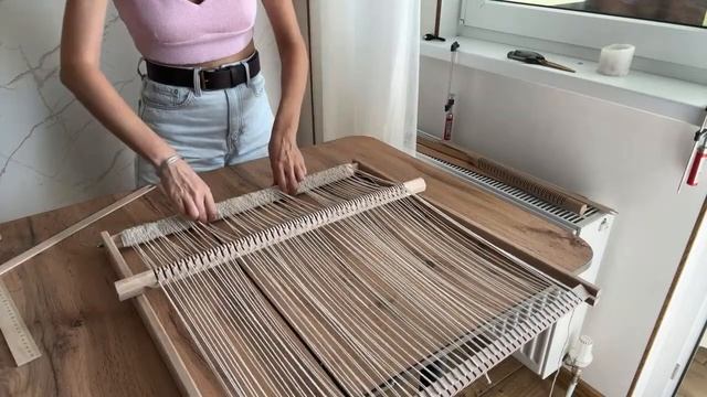 Мастер-класс по ткачеству настольной дорожки на ткацкой раме 50*55см в прямом эфире смотреть онлайн