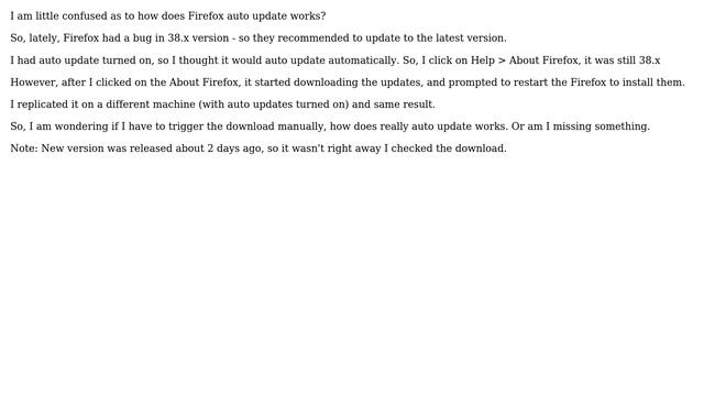 How Does Firefox Auto Update Work?