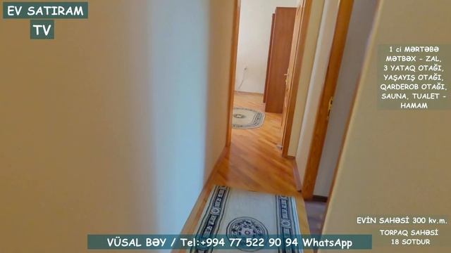 Yoldan yaxın, Rahat Bağ Evi Satılır Novxanıda /Недвижимость в Баку / EV SATIRAM TV/ bag evleri смотреть онлайн