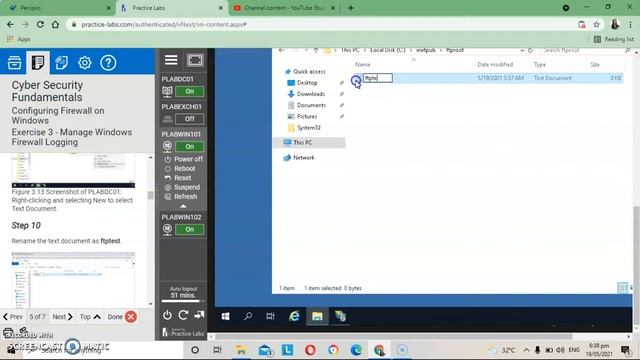 Configuring Firewall on Windows Cyber Security Fundamentals MIDTERM смотреть онлайн