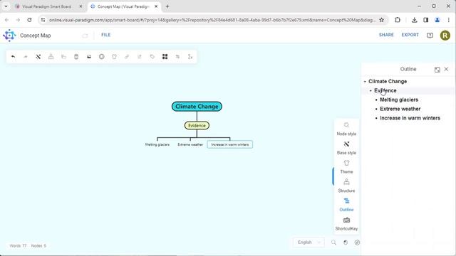 How to Create Concept Map using Visual Paradigm Smart Board смотреть онлайн