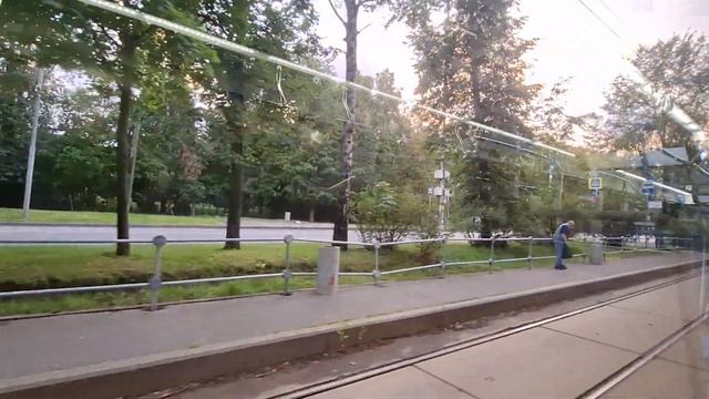 Поездка на трамвае 71-911ЕМ "Львёнок" по всему маршруту №29 от м. Дмитровская до Михалково смотреть онлайн