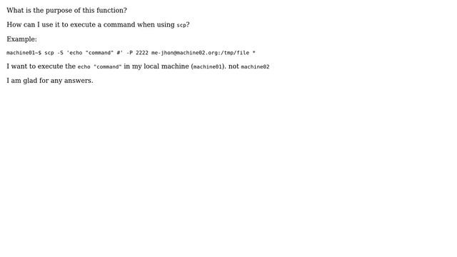 Unix & Linux: Give any example of the scp -S option funcionality смотреть онлайн