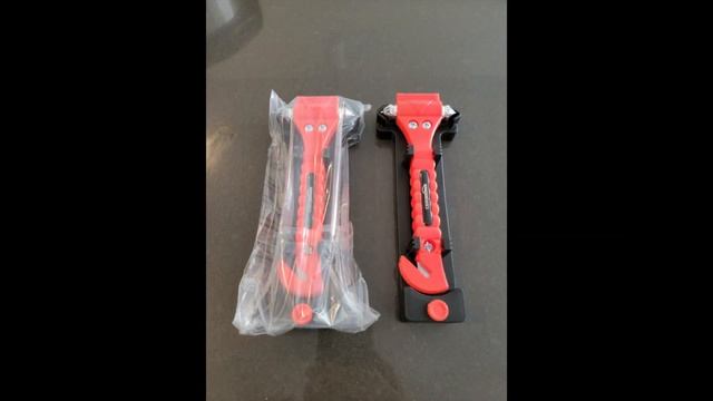 Emergency Seat Belt Cutter And Window Hammer Tool