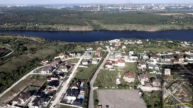 Хортицкий район с высоты птичьего полета. смотреть онлайн