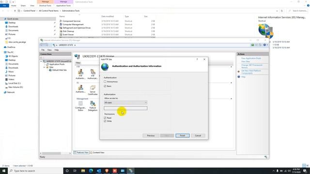 Setup FTP on windows 10 смотреть онлайн